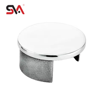 SVA-B516 haute qualité en acier inoxydable SS304 Tube connecteur coude main courante raccord pour escalier en verre balcon matériel extérieur