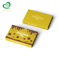 Boîte cadeau de luxe en carton gris avec logo personnalisé, fabriquée à la main, pour bonbons, friandises, truffes, emballage en papier, chocolat