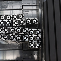 Extrusion de profilé de cadre en T en aluminium 20x20 , 30x30 , 40x40,45x45 ,60x60 ,40x80