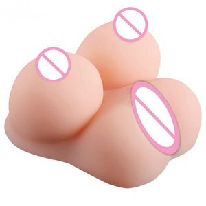 <span class=keywords><strong>Masturbateur</strong></span> masculin TPE avec <span class=keywords><strong>buste</strong></span> et hanches féminines, 1,8 kg, double canal, jouet pour adultes, vente en gros, OEM, emballage discret pour la vente au détail - Product Image 3