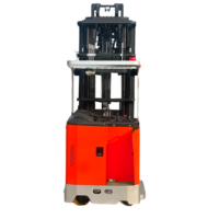 Chariot élévateur électrique à mât étroit YCMG CE 1.5T/2T avec caméra HD, levage 9m, batterie lithium, pour entrepôt, chariot élévateur à conducteur debout