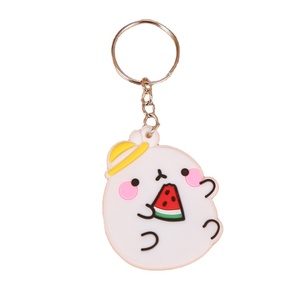 Wholesale Handmade Colorful Cute Animal Charm Keychains Customize Promotional Gift PVC Horse Keychain for Women Handbag