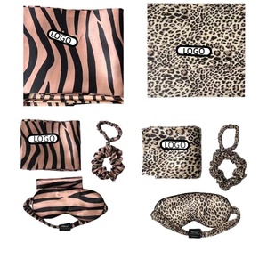 100% オーガニックリアルピュアマルベリーシルク枕セットプリント動物高級低刺激性ジッパー入り刺繍シルク枕 - Product Image 3