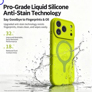 Flüssiges Silikon Magnetisches Handyhülle für iPhone 18 Pro Max 17 16 Mikrofaser-Futter Stoßfeste Hülle Tennisclub Individualisierte Geschenke - Product Image 3