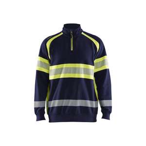 BLAKLADER-Pull haute visibilité 355311588933XXXL Bleu marine/jaune-EAN 7330509830680 HI-VIS WORKWEAR - Product Image 1