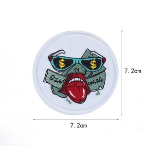 Patch brodé thermocollant style punk, crâne rock, pour vêtements, sacs, jeans, décoration - Product Image 6