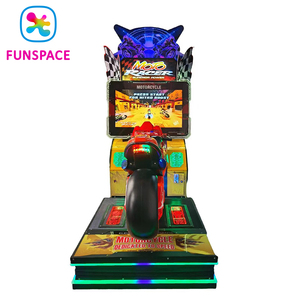 Máquina de Videojuegos Arcade Operada con Monedas, Simulador de Conducción de Motocicletas de Carreras - Product Image 3