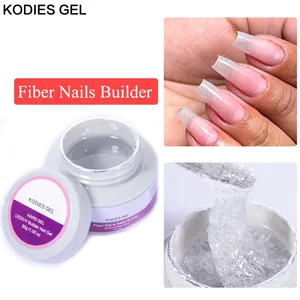 KODIES-Colle d'extension transparente en fibre de verre pour manucure française, pour ongles cassés, logo personnalisé - Product Image 2