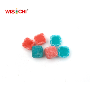 Échantillon gratuit de bonbons gélifiés en forme de cube, bonbons à la gelée fourrés, bonbons mous Petin, halal - Product Image 3