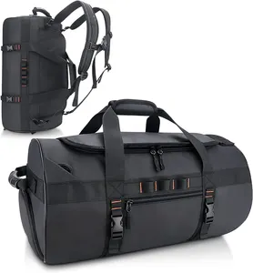 Bolsa de viagem duffle com logo personalizado, para mulheres e homens, luxuosa, de alta qualidade, bolsa de viagem à prova d' água