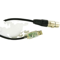 Câble de contrôleur d'équipement de scène Ftdi Usb Rs485 Xlr Dmx512 pour Sgm Dmxking Dmxcontrol Freestyler Dmx