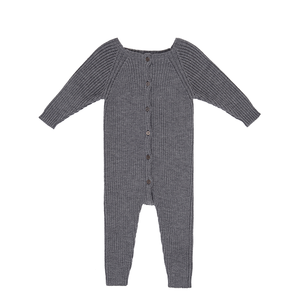 Tuta di supporto per bambini in lana Merino grigia di alta qualità - Product Image 1