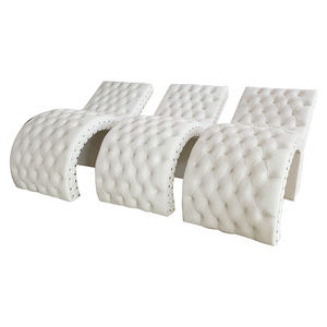 Cama de Masaje Moderna para Salón de Belleza de Lujo, Cama de Pestañas Rosa con Curva Personalizada en Venta - Product Image 3