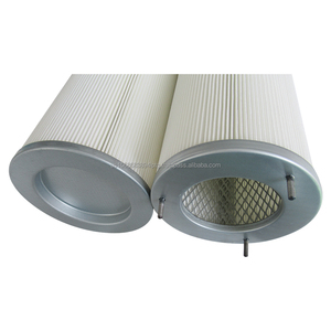Cylindrical Round <b>Dust</b> Removal Cartridge Filter <b>Dust</b> <b>Collector</b> Cellulose Oval Filter Cartridge - Product Image 3