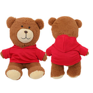 MSYO Ours en peluche avec vêtements amovibles, adorable animal en peluche à habiller, poupée à tenue interchangeable et personnalisable - Product Image 5