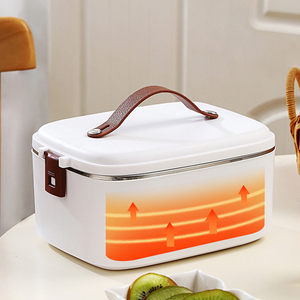1.8L Électrique Boîte À Lunch Pot De Repas En Acier Inoxydable Portable Boîte À Lunch Thermique Voiture Alimentaire Chauffée Camping <span class=keywords><strong>Bento</strong></span> pour Femmes Enfants Sac - Product Image 1