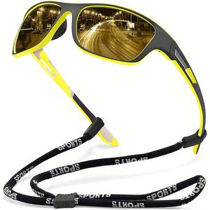 Gafas de Sol Polarizadas con Lentes de Espejo Coloridas, Logotipo Personalizado, Venta al Por Mayor, Protección UV400, para Deportes al Aire Libre, Pesca, para Hombre y Mujer - Product Image 1
