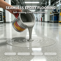 Sable coloré époxy multi-couleurs en option, coulis époxy anti-âge pour travaux de décoration résidentielle et commerciale