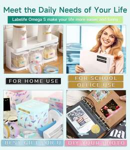 Machine à étiquettes de gaufrage Phomemo E975 avec <span class=keywords><strong>10</strong></span> rouleaux de bandes <span class=keywords><strong>Omega</strong></span> S Vintage 3D Embosser Old School Imprimante d'étiquettes portable - Product Image 6