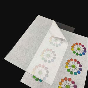 FX Inkjet Printable <b>A3</b> A4 Washi Transparent Paper Sticker Sheets,Clear Backing Washi Adhesive Paper Sticker A4 - Product Image 1