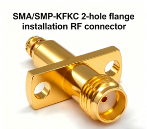 S <span class=keywords><strong>ma</strong></span>/SMP-KFKC1 S <span class=keywords><strong>Ma</strong></span> แจ็ค SMP 2-Hole การติดตั้งแปลน RF COAXIAL อะแดปเตอร์ชุบทองสำหรับการทดสอบไมโครเวฟ - Product Image 1