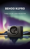 Projecteur laser 4K YDH-N1 Pro, 2000 lumens, affichage DLP, RGB trois couleurs, 300 pouces, mise au point automatique, correction de la distorsion trapézoïdale, 2 Go de RAM