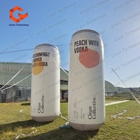 Canette de bière géante gonflable publicitaire Modèle de canette gonflable étanche canette gonflable pour marque
