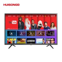 TV LED definisi tinggi 32 inci, TV kamar tidur hotel, plastik hitam (TV pintar)
