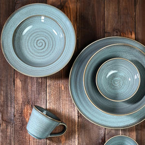 Китайский фарфоровый обеденный сервиз: тарелки, керамическая посуда и столовые приборы для кухни, ресторанов и свадеб - Product Image 6