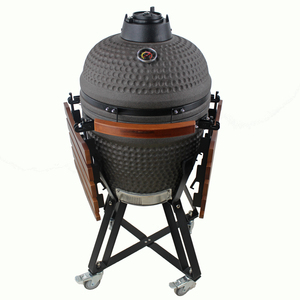 Đồ dùng làm vườn Auplex Kamado Joe 18 inch bằng gốm tráng men mờ, lò nướng than BBQ ngoài trời - Product Image 2