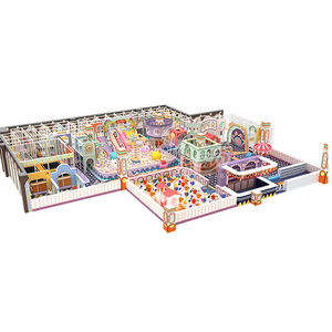 ศูนย์เล่นในร่มขนาด 500 ตร.ม. สูง 3.2 ม. พร้อมสไลเดอร์ในสนามเด็กเล่น - Product Image 4