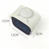 Réveil vibrant en cuir avec simulateur de sonnerie de l'aube, robot fuyant, pour musulmans, avec IA et commande vocale LLM