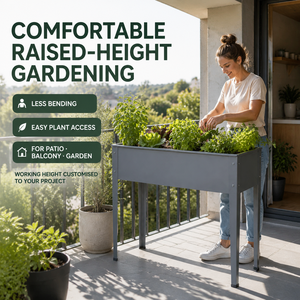 Bac de Jardin <span class=keywords><strong>Sur</strong></span>élevé <span class=keywords><strong>en</strong></span> Métal avec Pieds Zincalume pour Espaces Publics Extérieurs, Vente <span class=keywords><strong>en</strong></span> Gros OEM Australie - Product Image 5