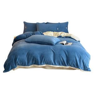 Bộ giường bốn mảnh mùa Đông hiện đại kháng khuẩn 10A chăn ấm dày - Product Image 5