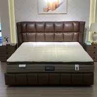 Matelas jacquard latex mousse mémoire, fermeté moyenne orthopédique. Pour maison, hôtels, hôpitaux