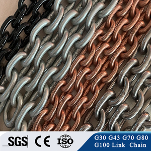 Chaîne d'ancrage soudée galvanisée MaxPlus 5/16" G43 avec chaîne galvanisée HDG, chaîne G70, chaîne G30, G43, G70, chaîne galvanisée à maillons moyens soudés T - Product Image 6