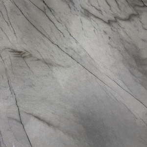 Table à manger ronde en quartzite naturel <span class=keywords><strong>Mont</strong></span> Blanc 1350 mm, 4 places, base en métal brillant, vente en gros pour salle à manger - Product Image 6