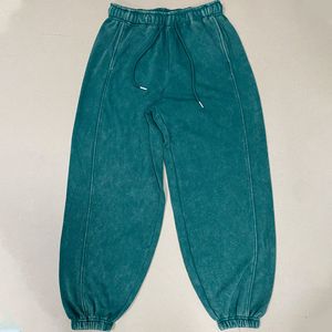 Ensemble de survêtement pour femme 2 pièces Y2K en polyester/coton lavé écologique, pantalon cargo et sweat à capuche en molleton pleine longueur - Product Image 6
