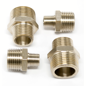 BSP ниппель латунный Мужской адаптер прямой латунный резьбовой фитинг - Product Image 4