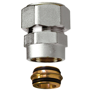 Estensione Cromata Dritta 24x19 18x30 mm per Componenti di Sistemi HVAC - Product Image 1