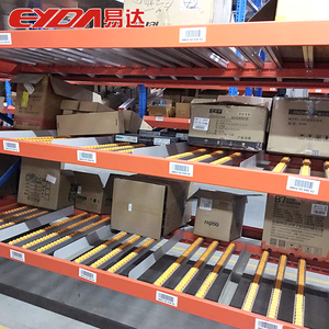 Gran oferta, estante de almacenamiento por gravedad de Servicio Ligero, sistema de estantería de rodillos de flujo de cartón, almacenamiento de almacén, equipo de almacenamiento de carga - Product Image 2