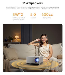 Proyector CRE Nativo 4K, Cine en Casa, Proyector Inteligente <span class=keywords><strong>de</strong></span> 800 ANSI con Enfoque Automático, Proyector <span class=keywords><strong>de</strong></span> Video con Altavoces Integrados <span class=keywords><strong>de</strong></span> 12 W - Product Image 3