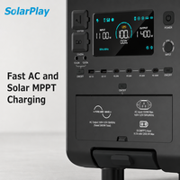 Générateur portable Solarplay 3600W, UPS fiable pour la maison, batterie LiFePO4 longue durée de vie, Explorer du désert
