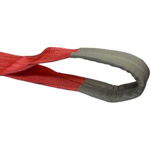 Heavy Duty Rouge 5 Tons 1 Mètre Rouge Polyester Plat Sangle <span class=keywords><strong>Sling</strong></span> Ceinture <span class=keywords><strong>De</strong></span> Levage Avec 125mm Largeur <span class=keywords><strong>Double</strong></span> Couche - Product Image 2