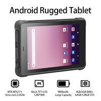 Tableta Industrial Resistente de 8 Pulgadas con Android, Escáner de Código QR, Resistente al Agua y a los Golpes, para Gestión de Inventario y Operaciones de Almacén