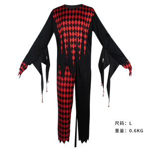 Costume de combinaison Joker Poker Set imprimé en polyester pour Halloween, fête, cosplay, anime, jeu de rôle - Product Image 4