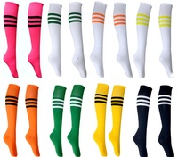 Vente en gros Logo personnalisé Chaussettes de baseball softball pour enfants longues de football pour jeunes à hauteur du genou pour garçons et filles