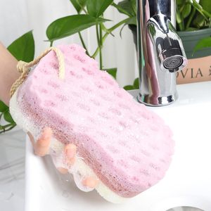 CF Layered Color PU Foam Ergonomic Curved Quick Drying Hanging Rope Large Exfoliating Bath Wholesale Body Sponge Shower Sponge - Product Image 6