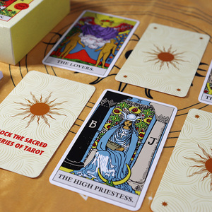 Cartas de <span class=keywords><strong>Tarot</strong></span> y Oráculo Impresas con Diseño Personalizado y Logotipo, Doble Cartucho para Juego, Muestra Gratis - Product Image 5