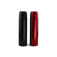 Precio de Fábrica, Termo de Acero Inoxidable de Doble Pared con Forma de Bala, 350ml, 500ml, 750ml, 1000ml, con Bolsa de PU